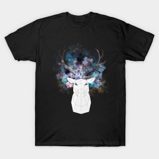 Low poly deer (art1) T-Shirt